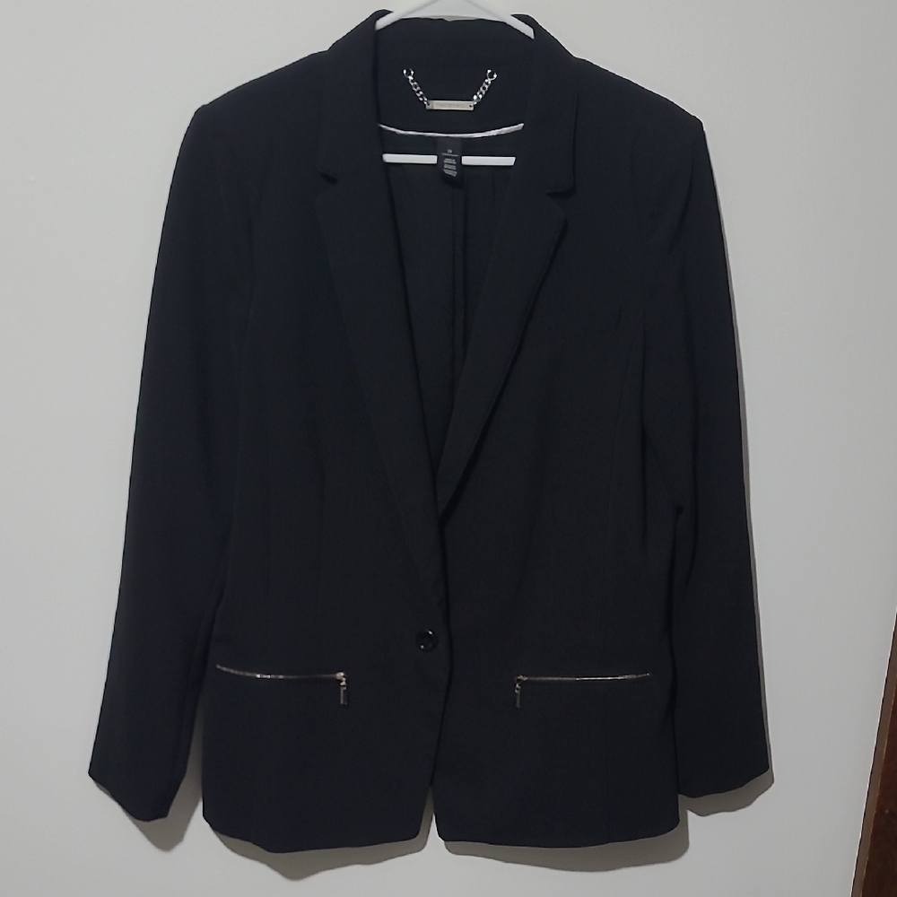 White House Black Market Black Tailored Blazer